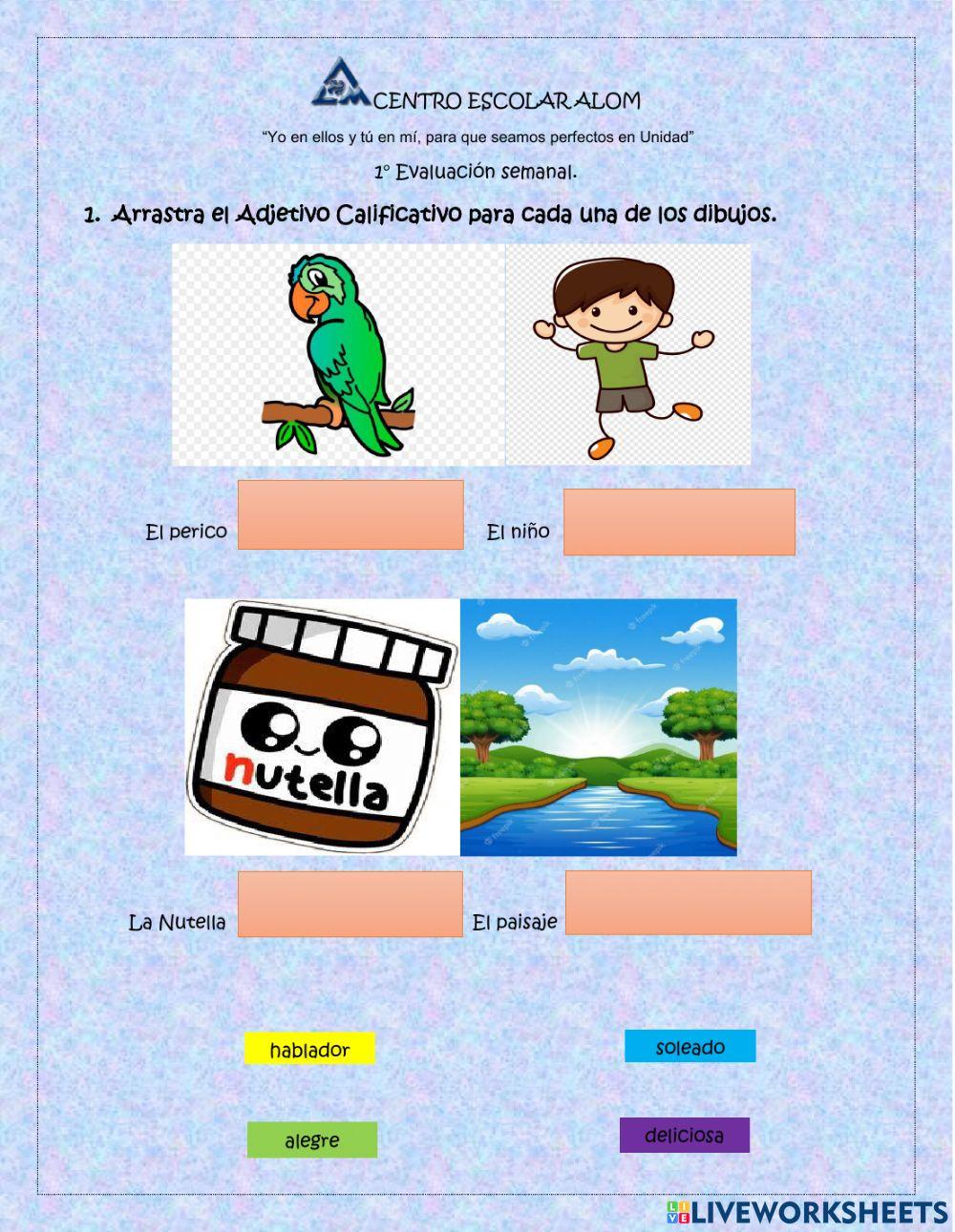 Adjetivos Calificativos