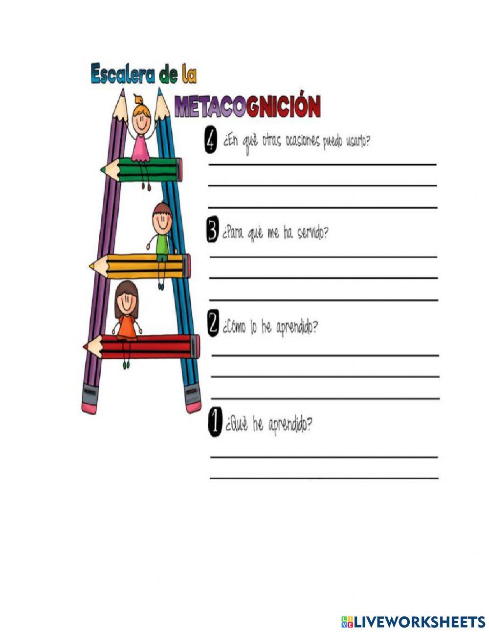 Escalera de metacognición