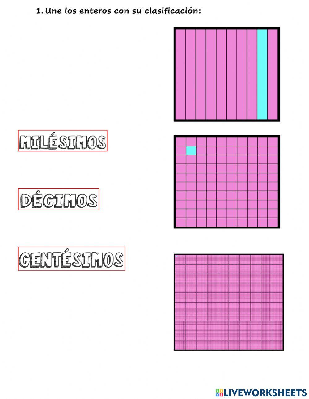 Notación desarrollada de decimales
