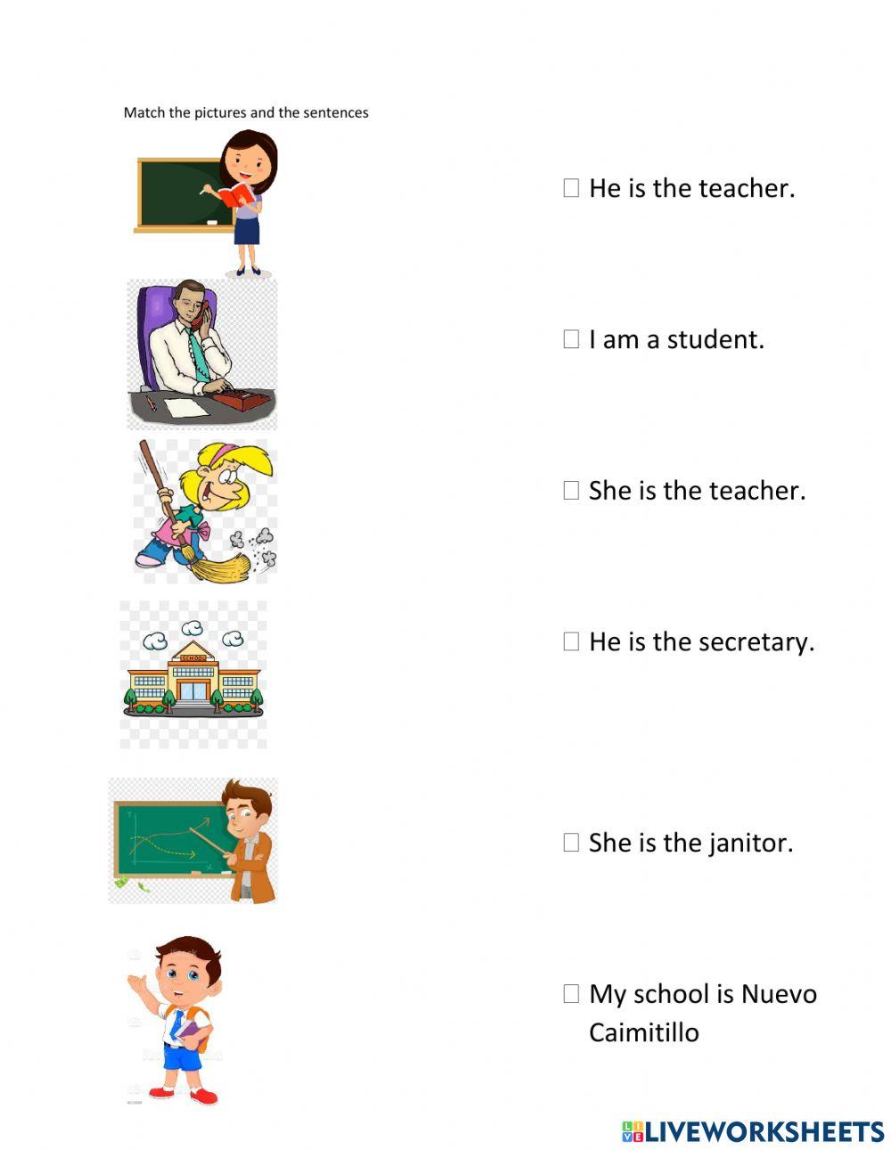 1576513 People In My School Ethell LiveWorksheets 1576513-people-in-my-school-ethell-liveworksheets