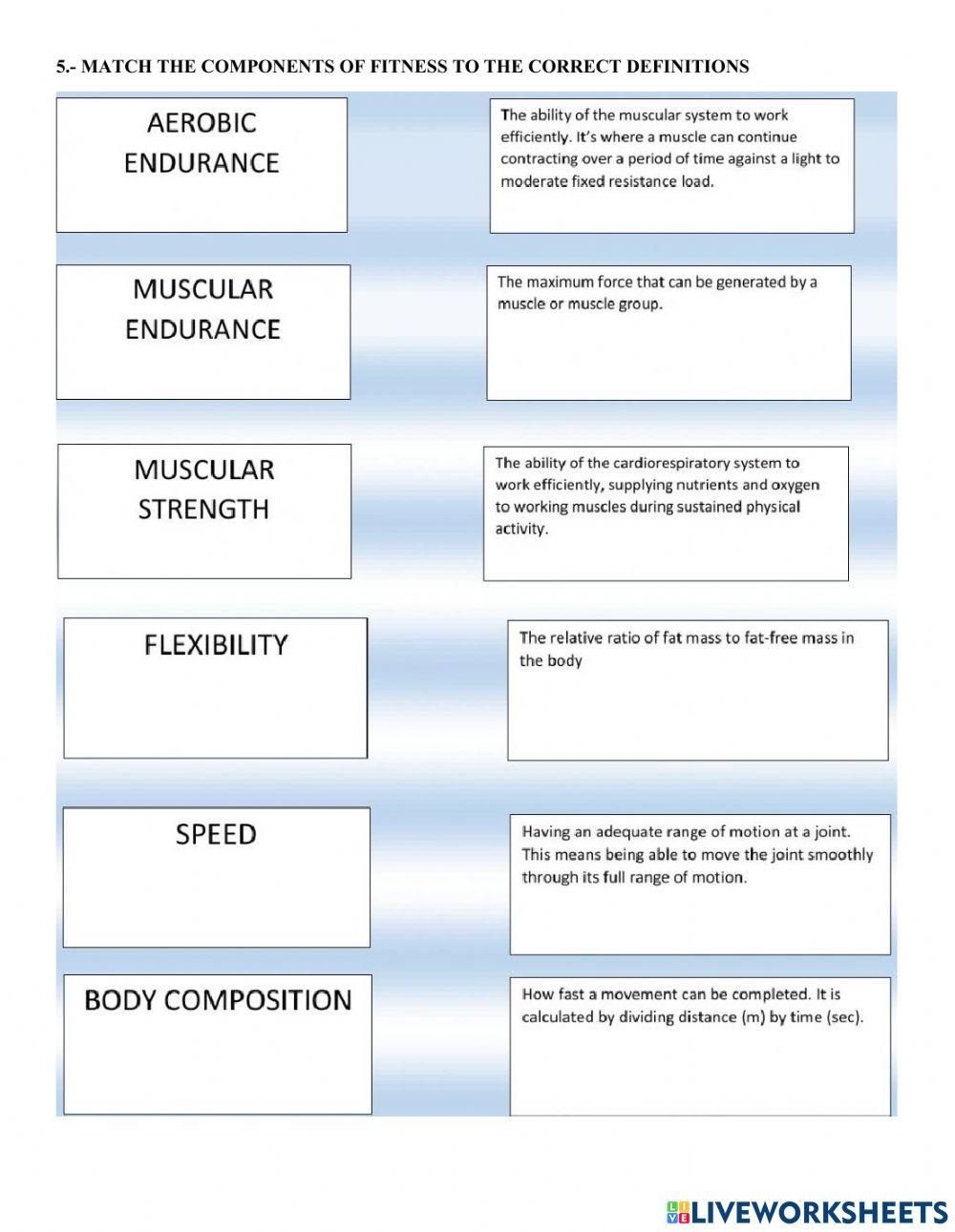 Nutrition and Fitness