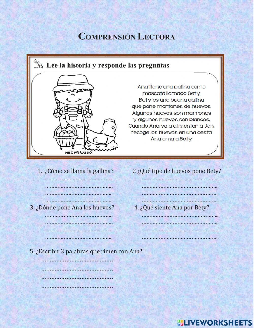 Comprensión Lectora