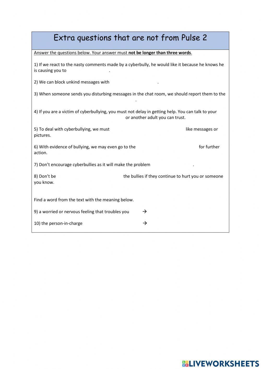 Cyberbullying Pulse 2 p.95