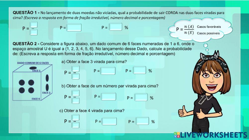 Probabilidade e espaço amostral