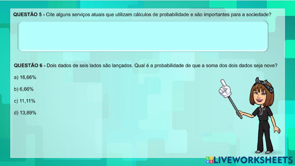 Probabilidade e espaço amostral