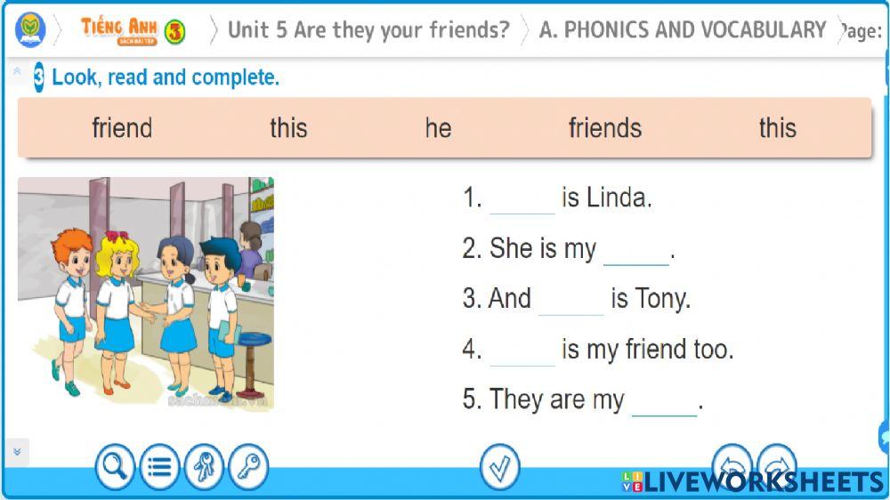 Unit 5: Are they your friends