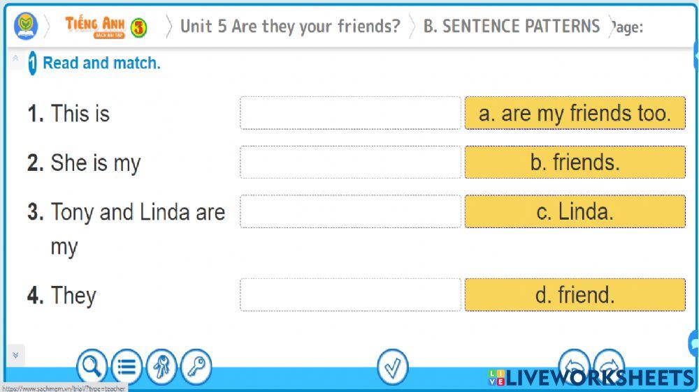Unit 5: Are they your friends