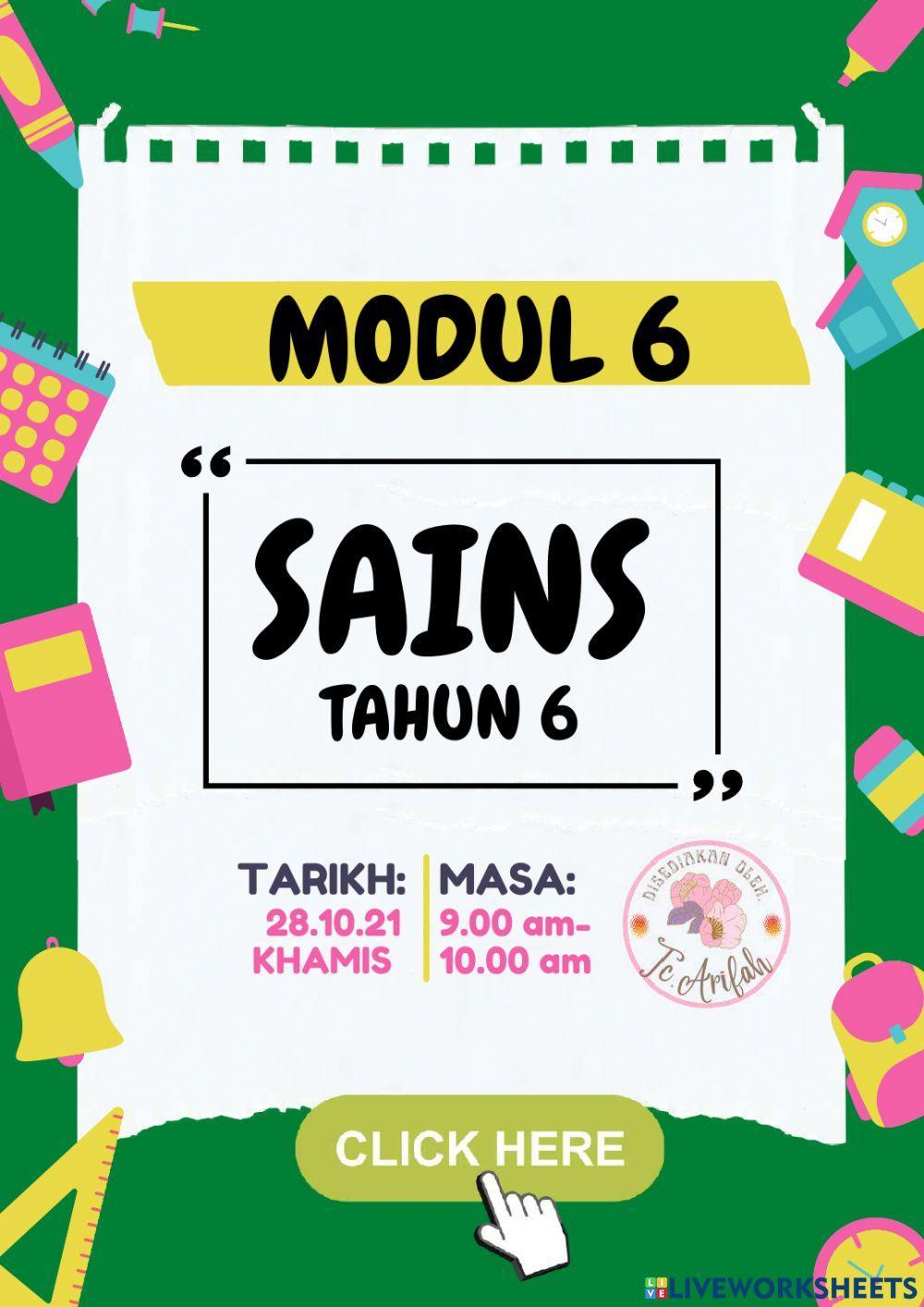 Modul 6 sains