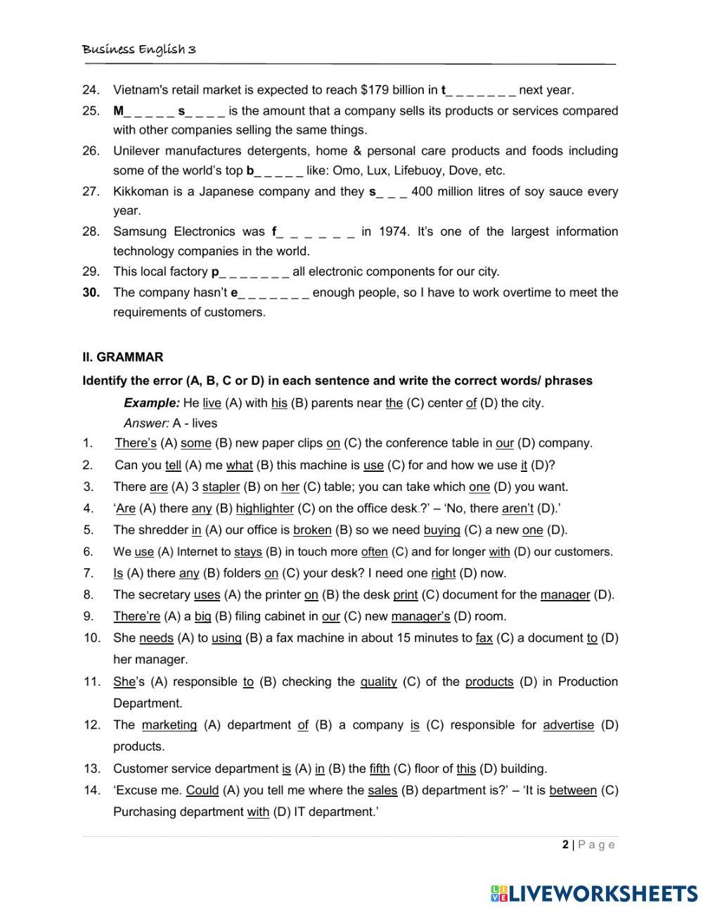 Revision 1 - TATMCB 3