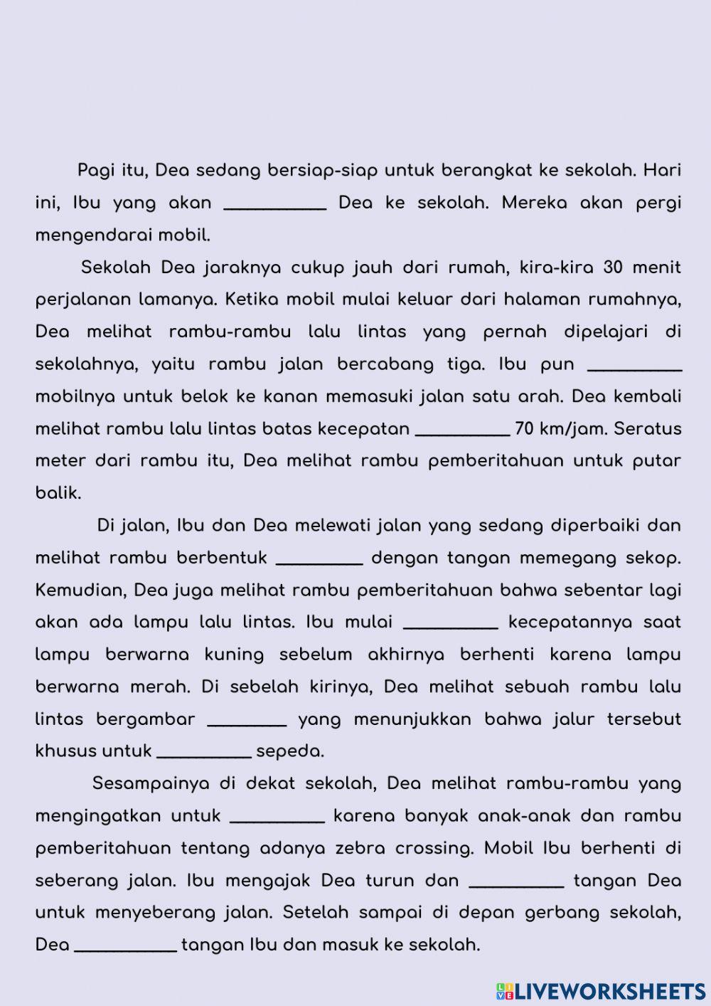 Sumatif UNIT 2 Bahasa Indonesia