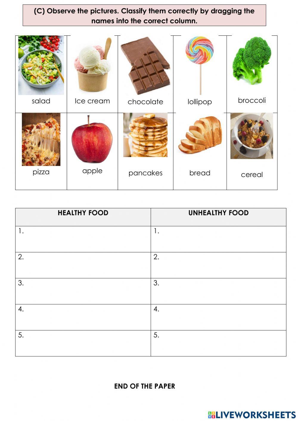 Year 2 Revision Healthy Living 4295895 Katrinahm