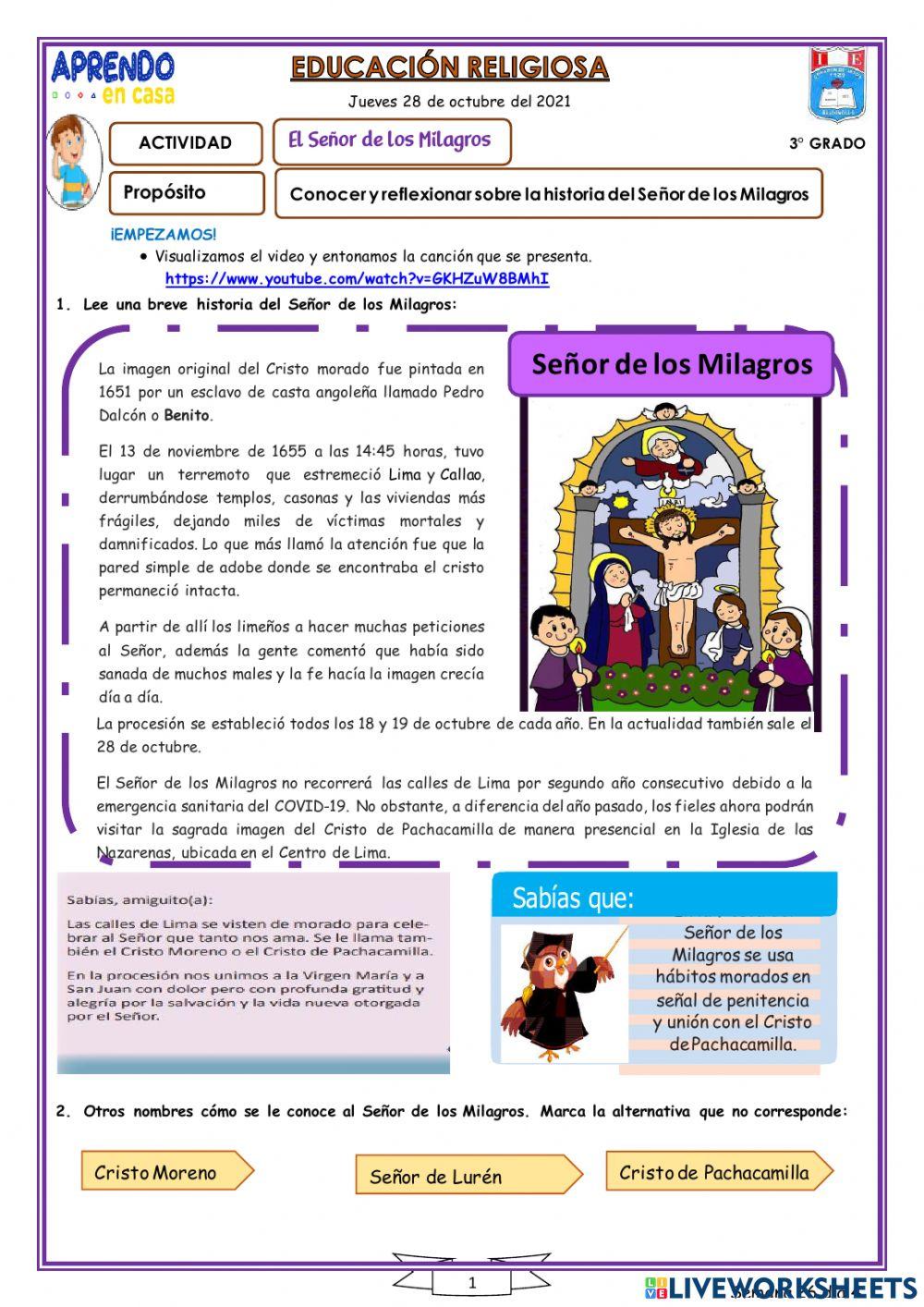Señor de los Milagros