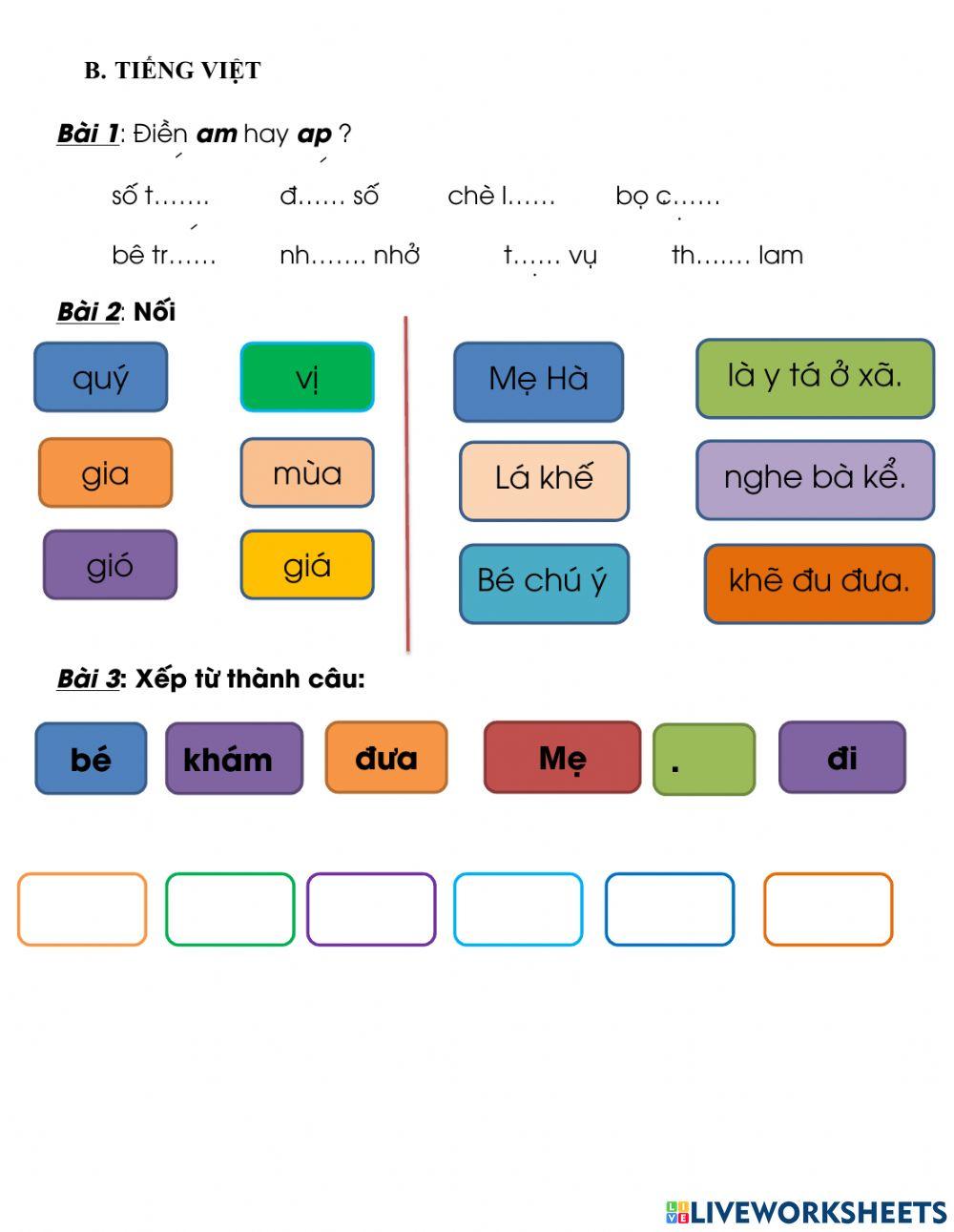 Phiếu ôn tập tuần 7