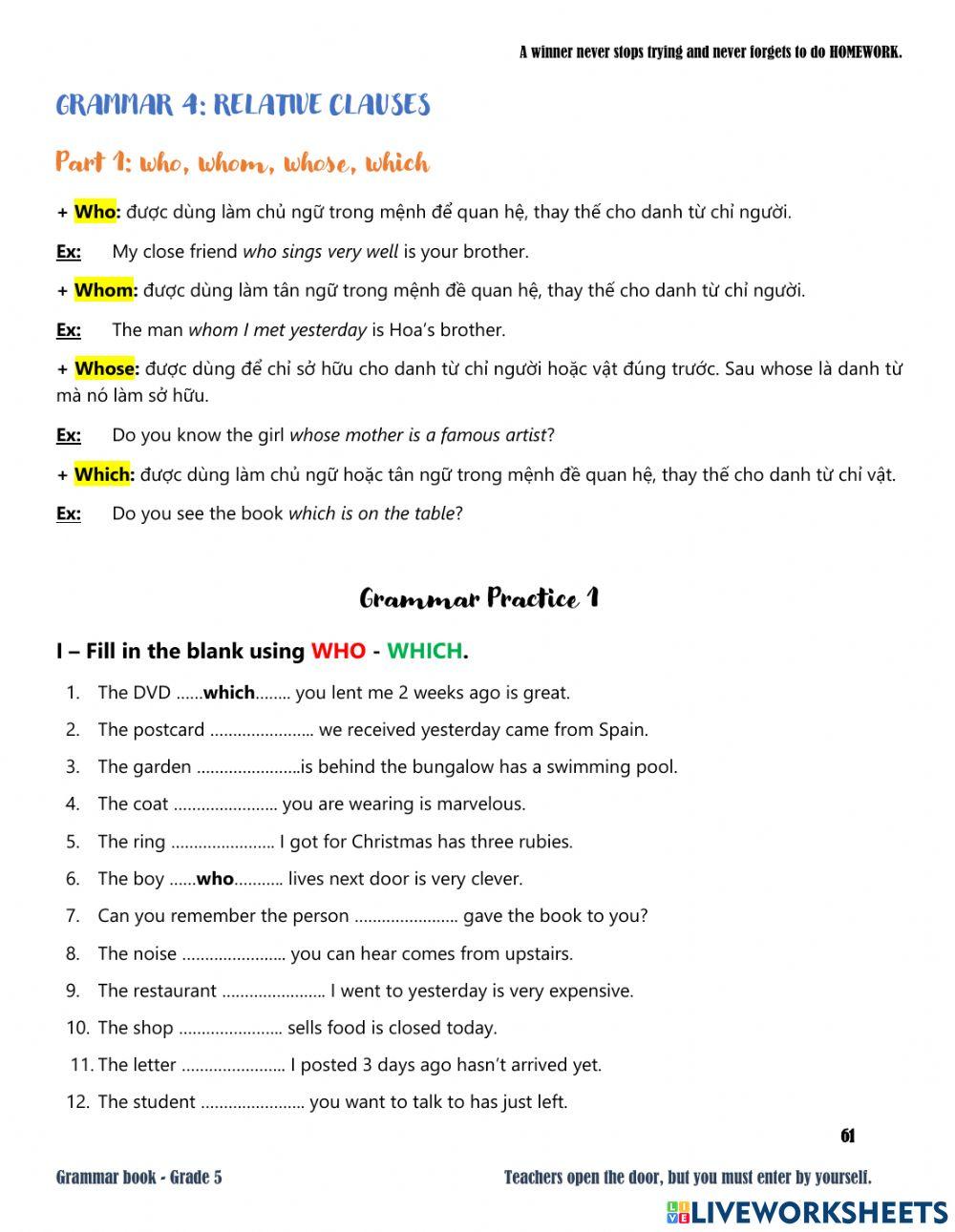 Grade5-Grammarbook-W9-Who-Which