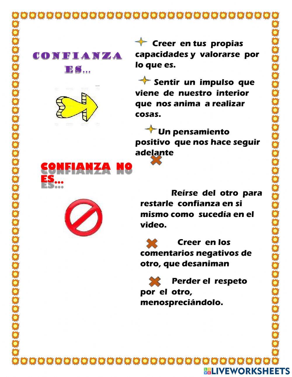 Reflexionamos sobre el valor de la confianza