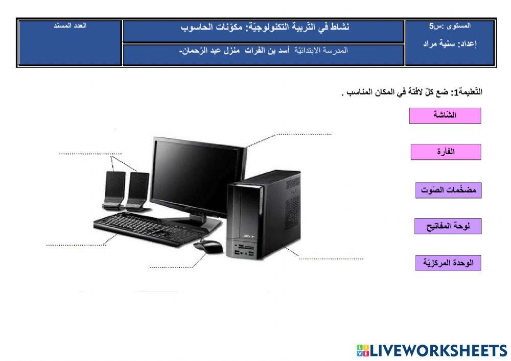 مكوّنات الحاسوب