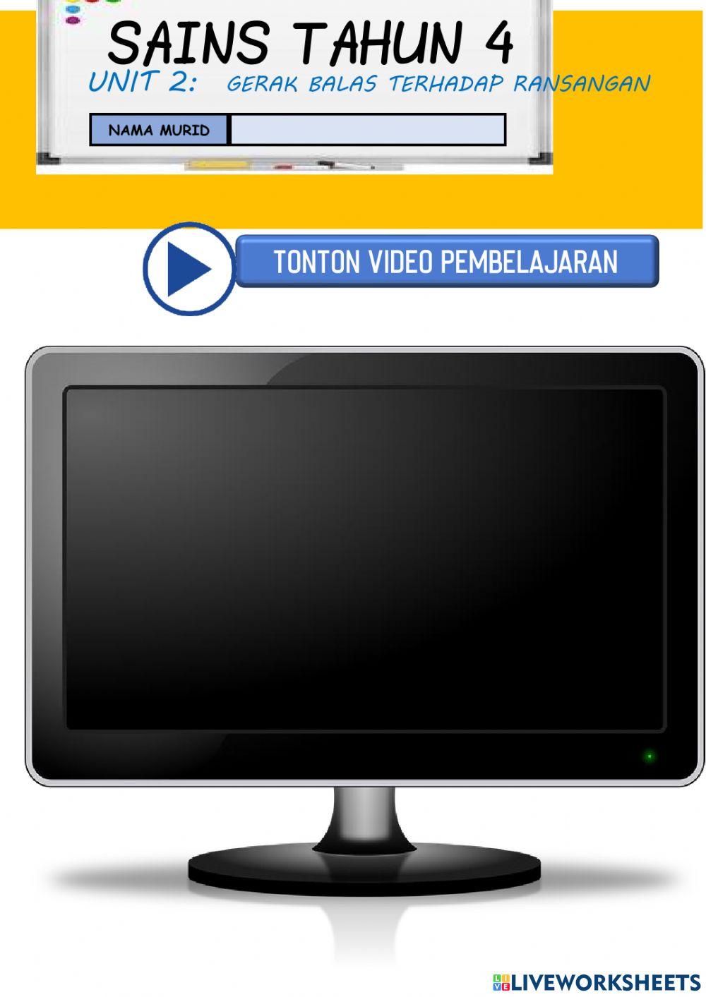 Bergerak balas terhadap ransangan