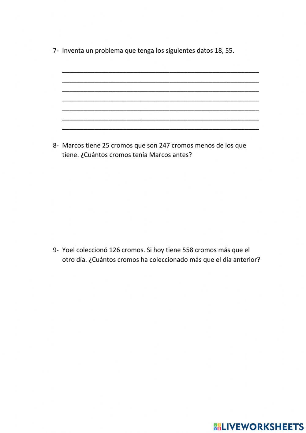 ficha repaso examen cuarto