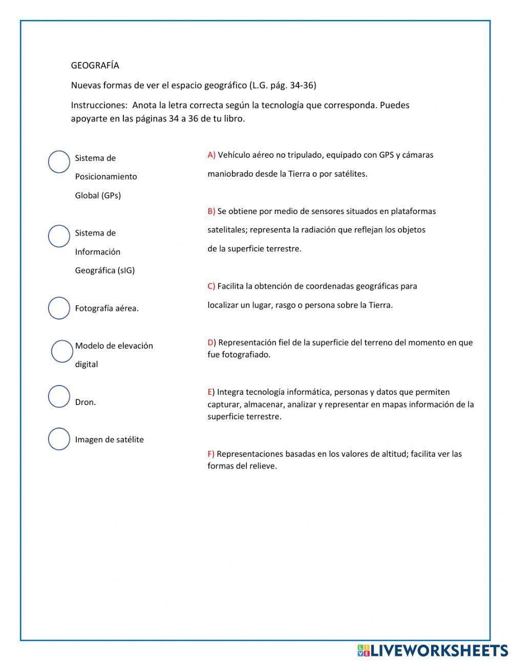 El espacio geografico