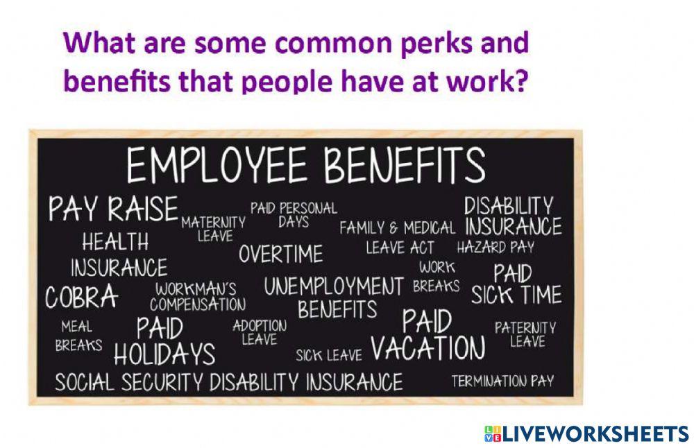 Perks and Benefits