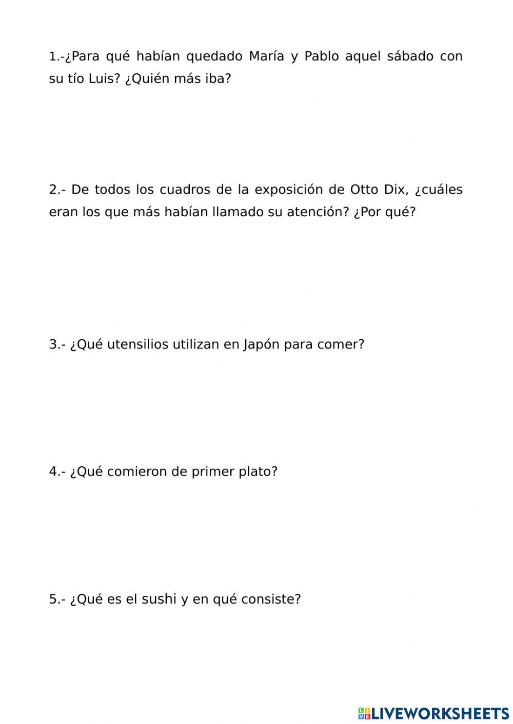 Comprensión lectora 002