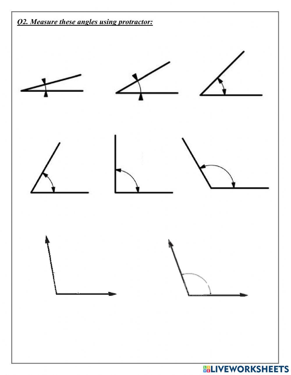 Angles measurement