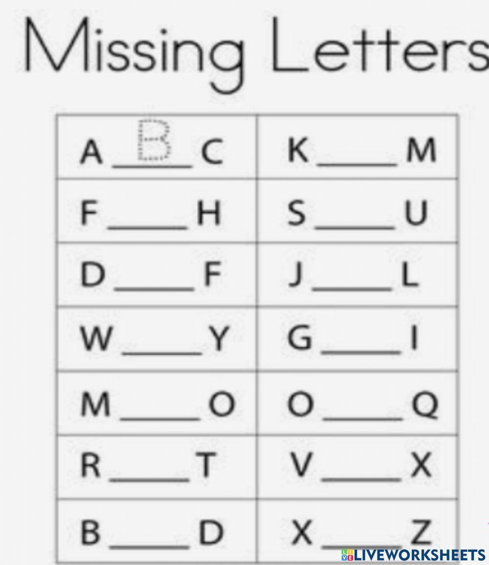 Missing Letters