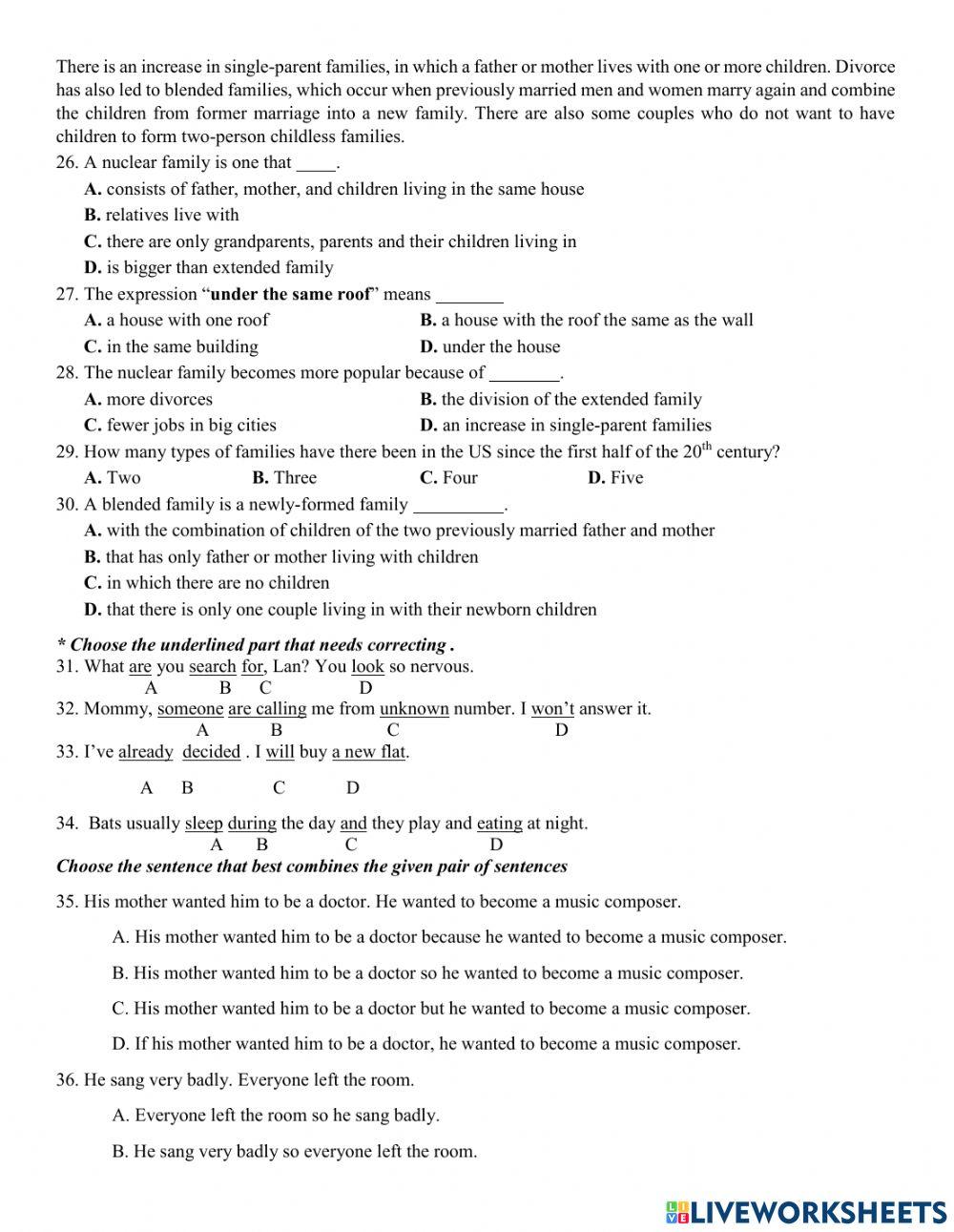 Gr 10 - revision units 1, 2, 3