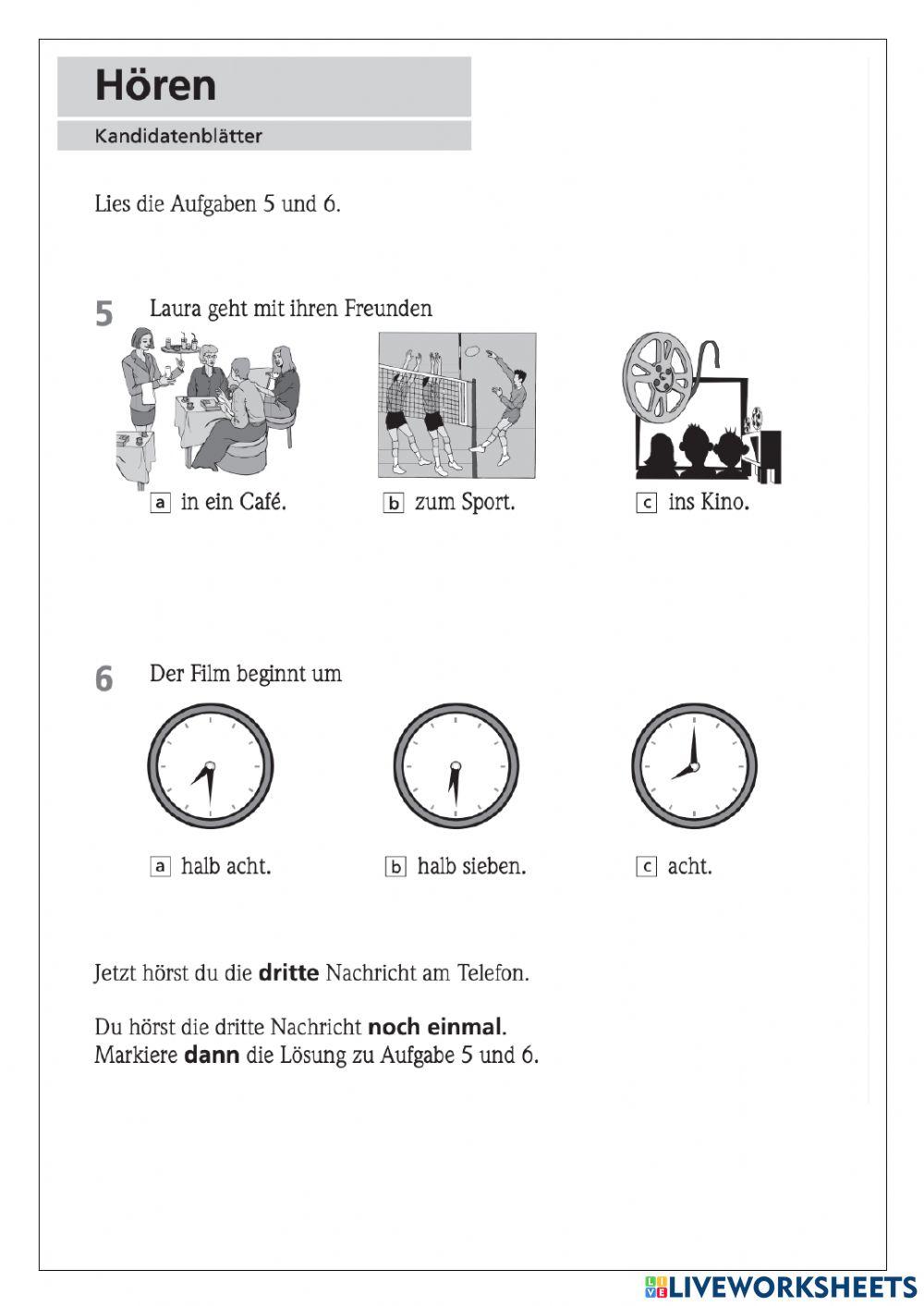Fit in Deutsch-Hören