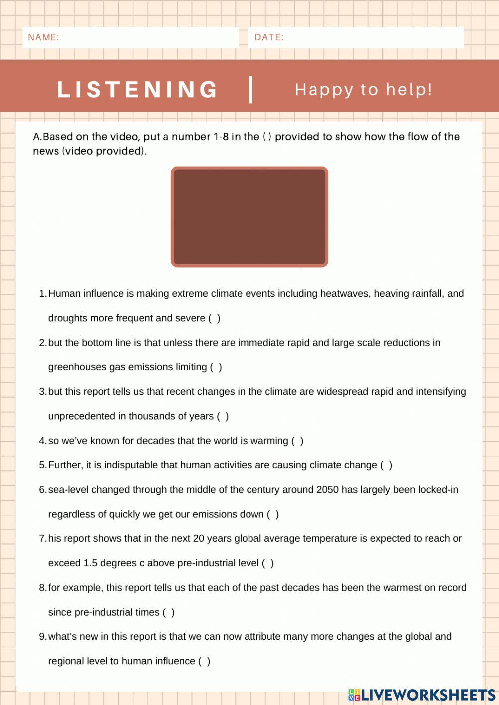 Listening form 5 unit 7 the media