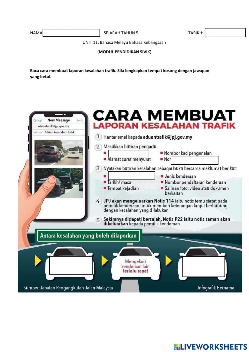 Sejarah tahun 5:UNIT 11. Bahasa Melayu Bahasa Kebangsaan(MODUL PENDIDIKAN SIVIK)