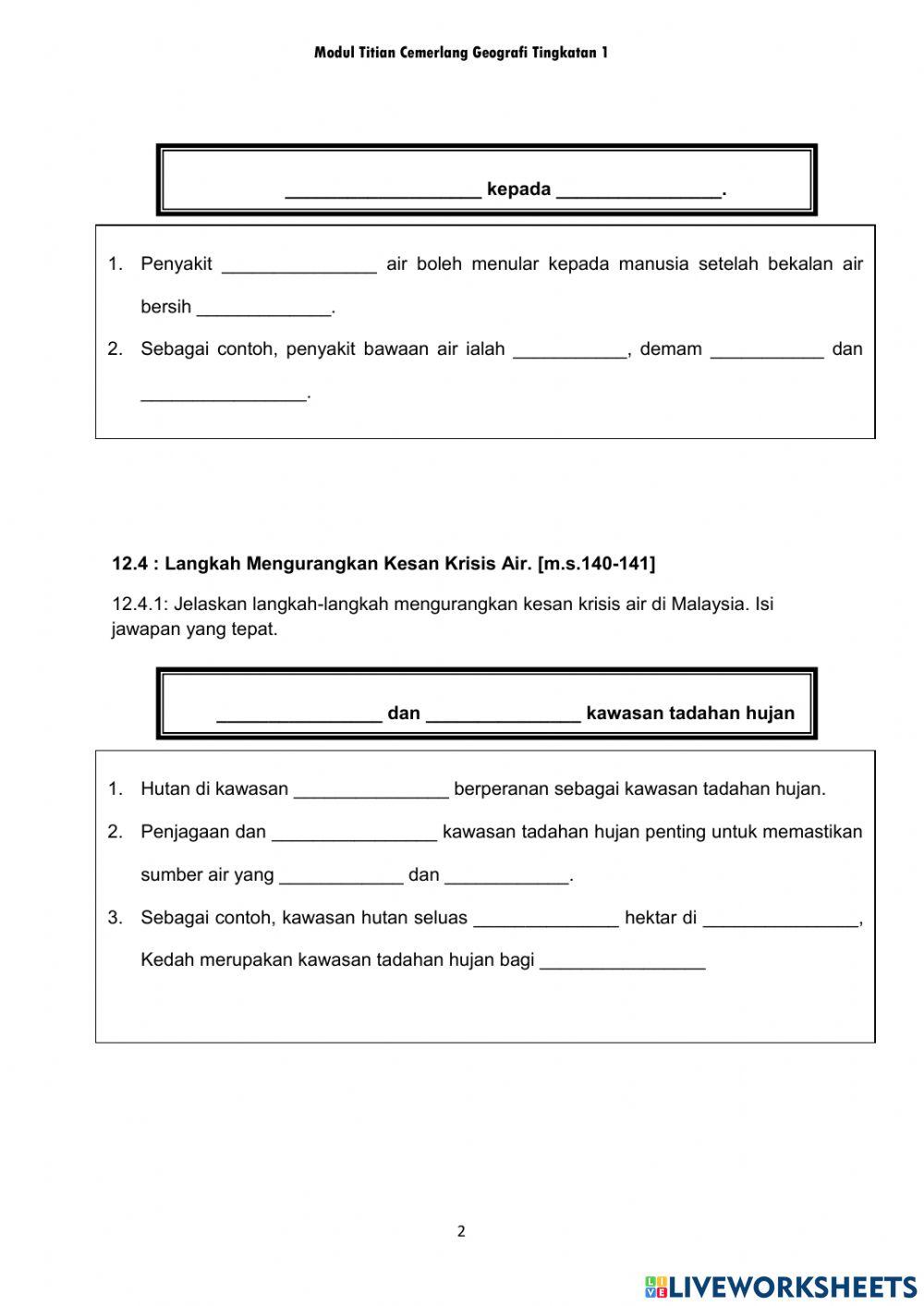 Geografi T1 Bab 12 (12.3 & 12.4) Geografi T1 Bab 12 (12.3 & 12.4)