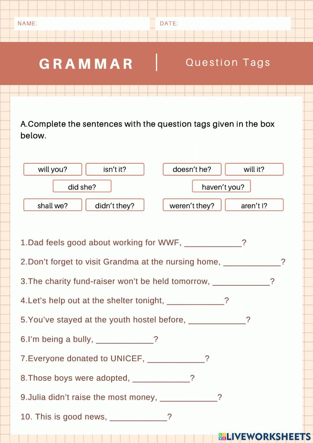 Unit 12 happy to help form 5 activity live worksheets