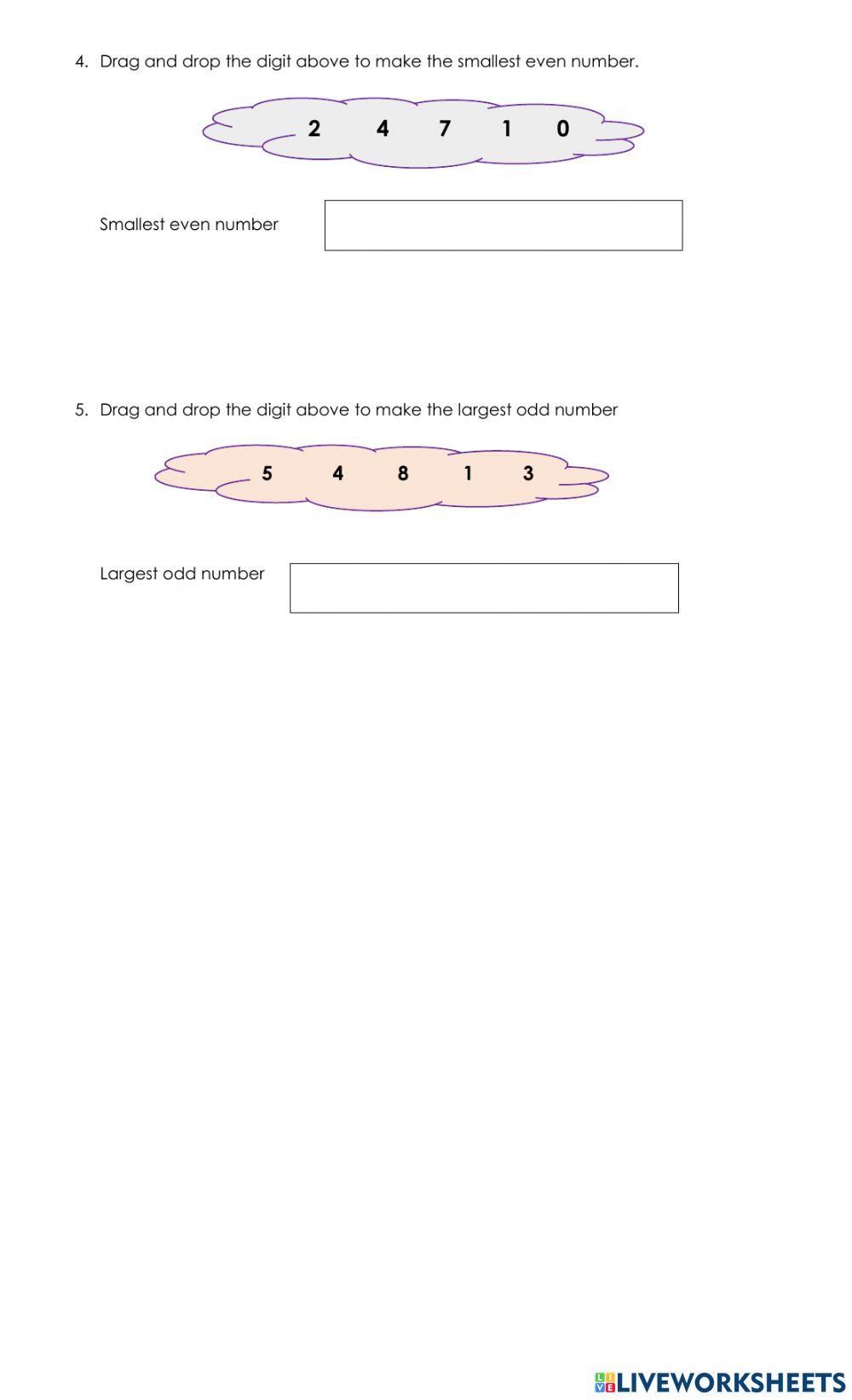 Odd and Even Numbers