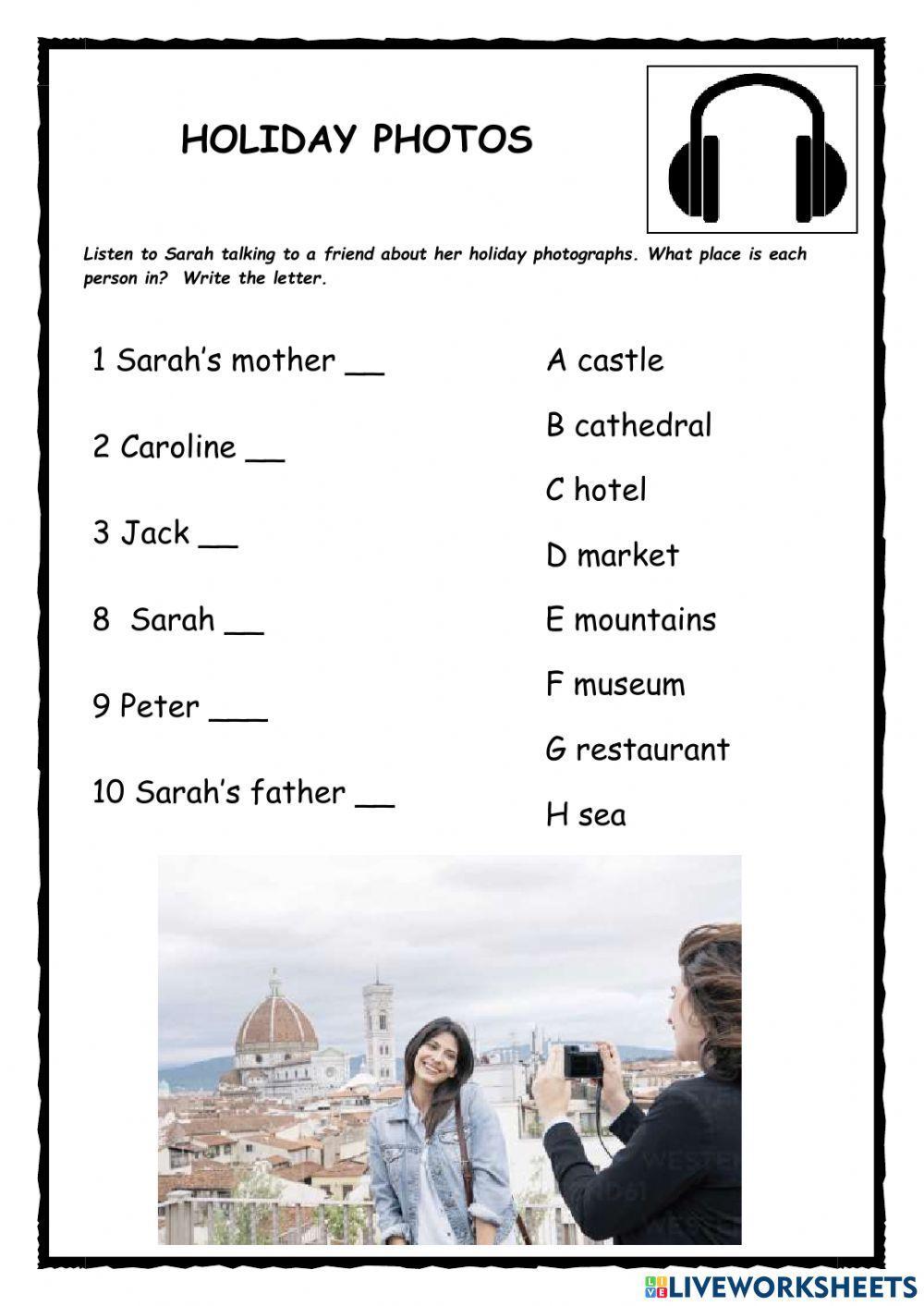 Holiday Photos KET Listening