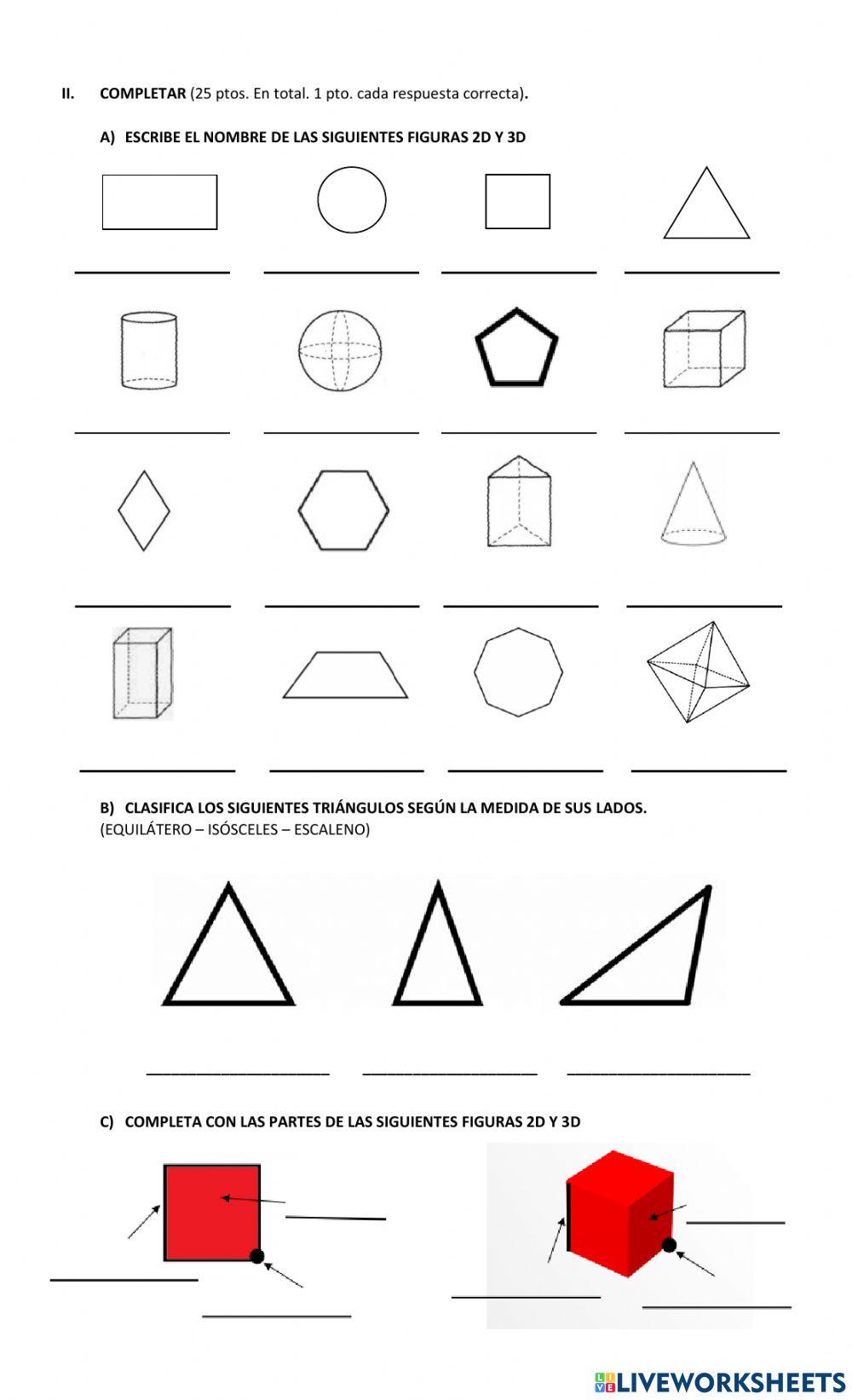 Evaluación Geometría