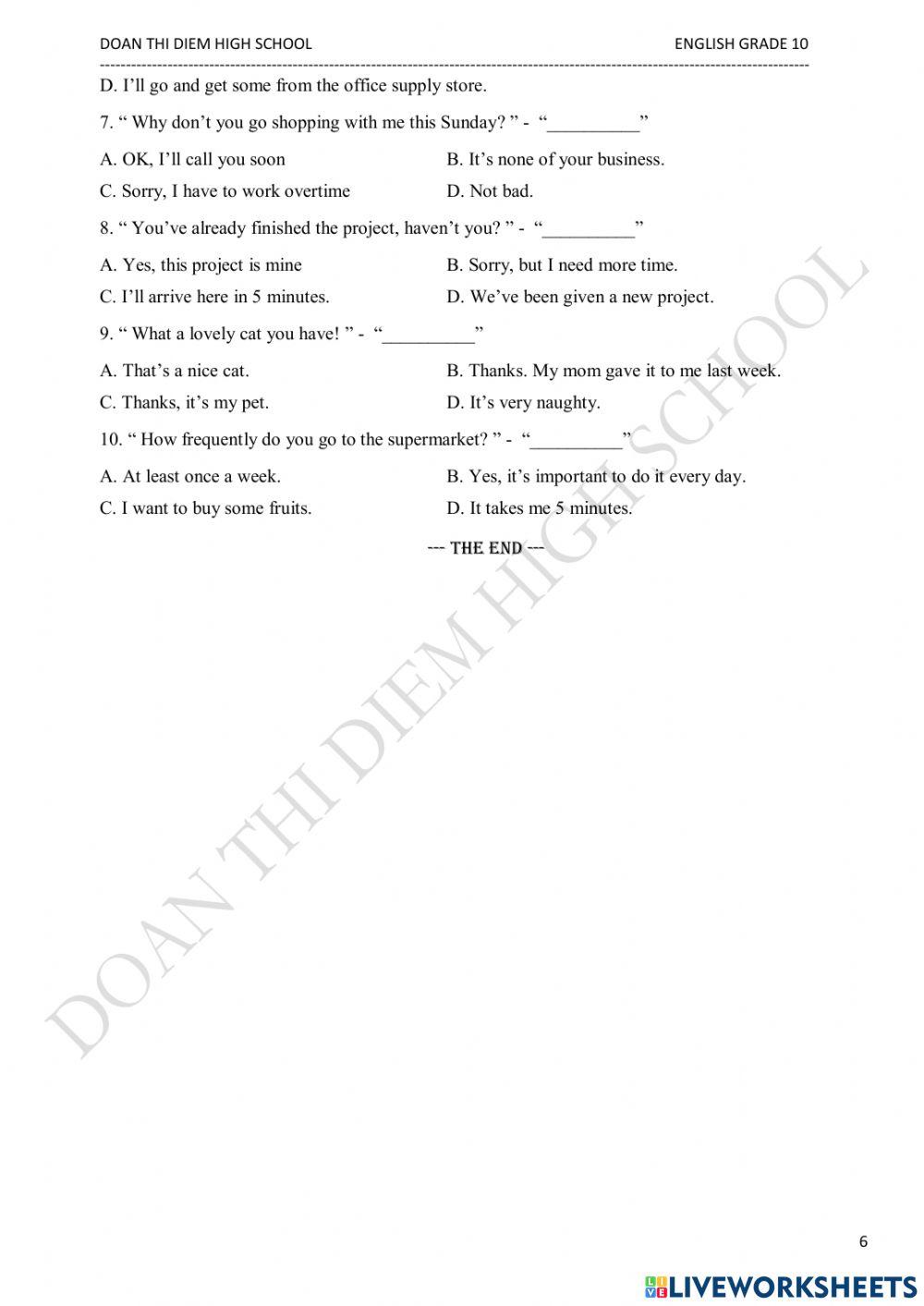 Vocab 2- music - part 2