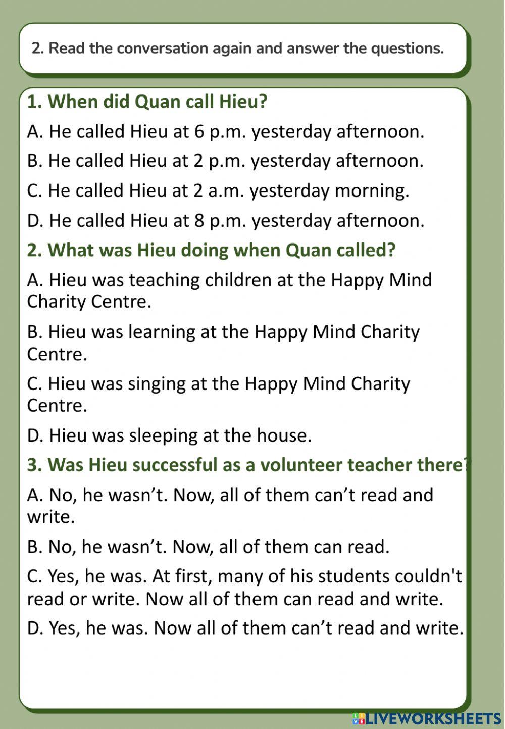 Unit 4: for a better community