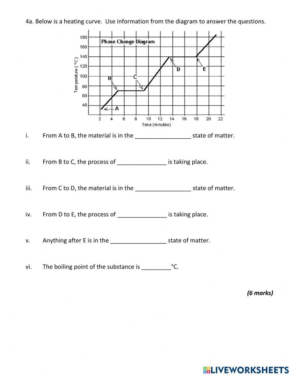 Year 8 Explaining Physical Changes Test 1