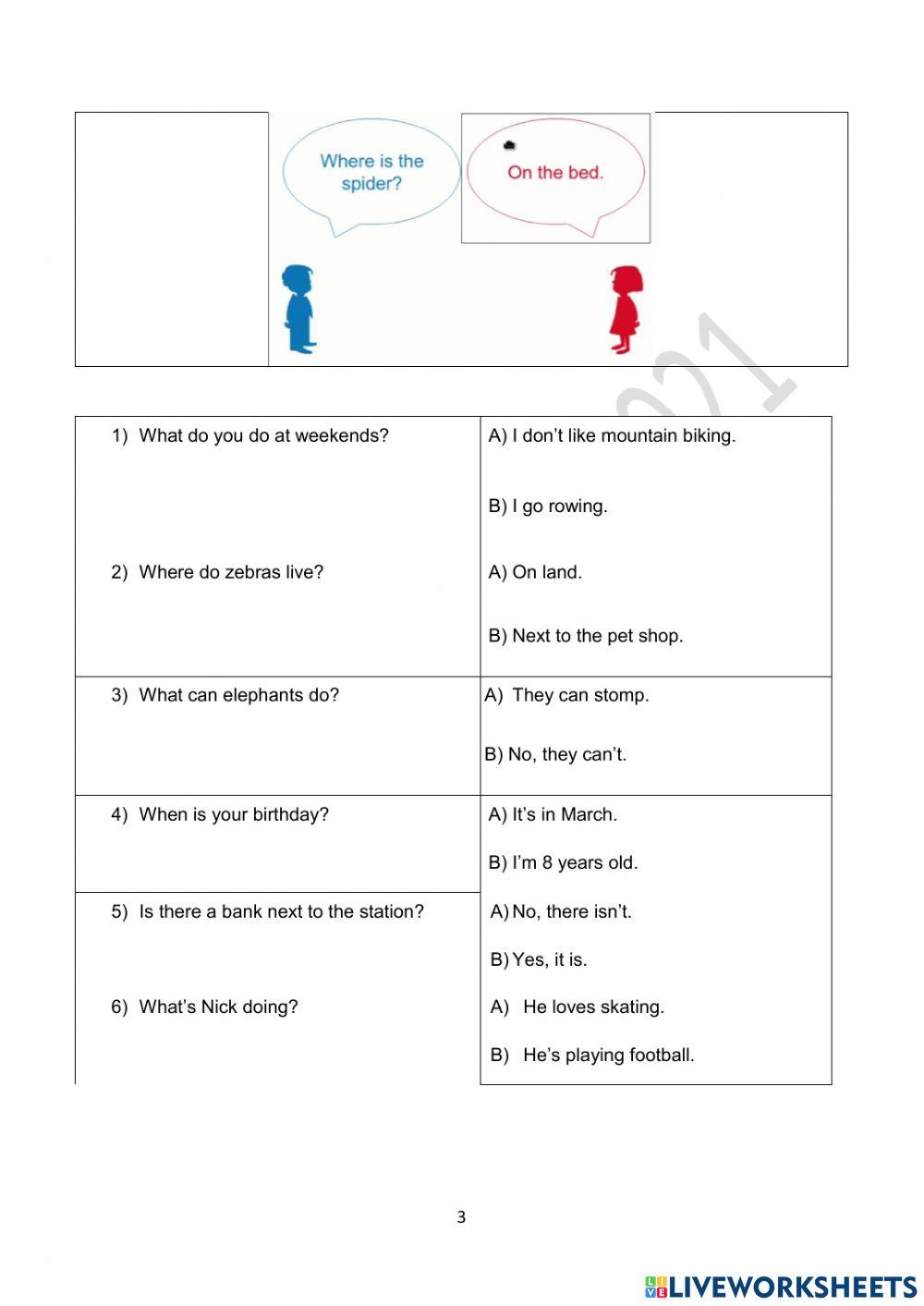 5th grade mock test