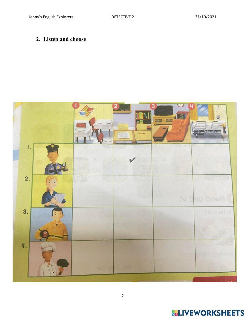 Everybody up 2-  mini-test unit 1 +2