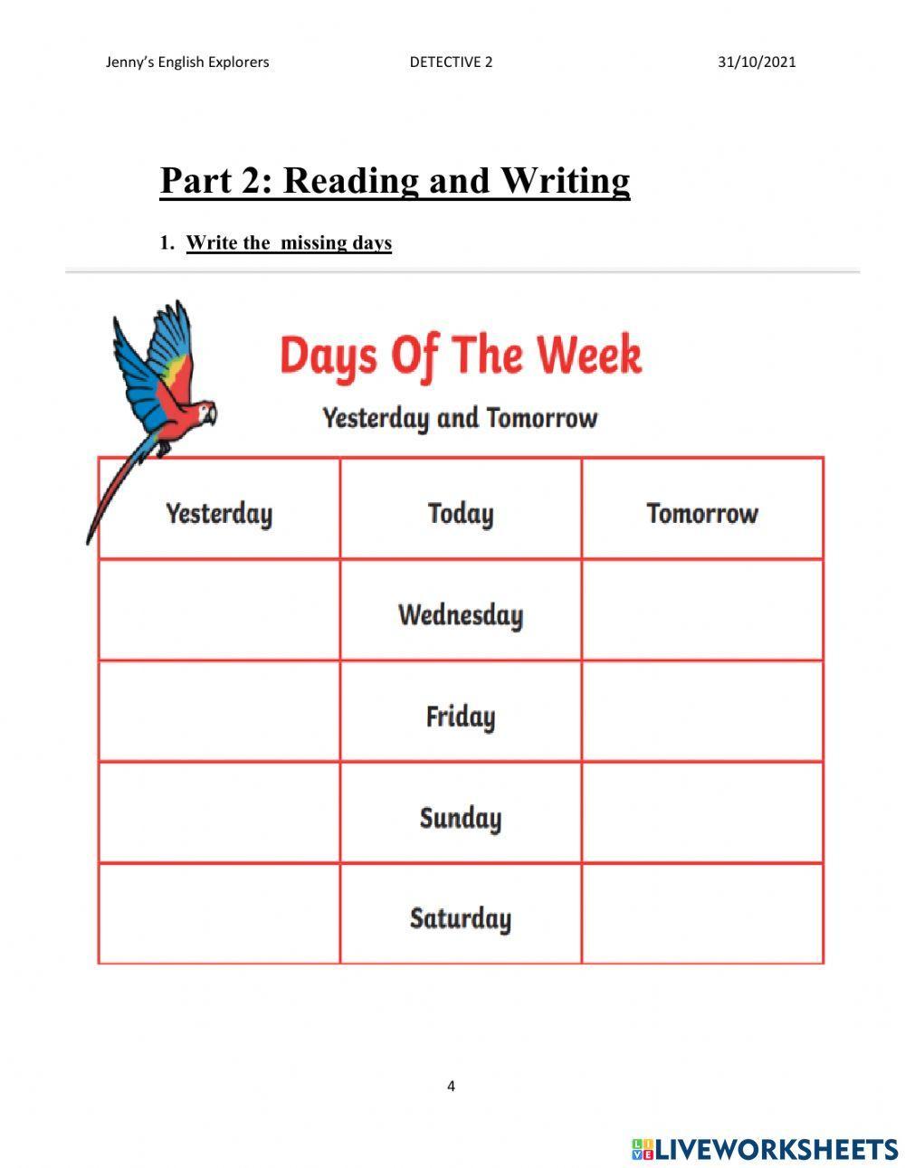 Everybody up 2-  mini-test unit 1 +2