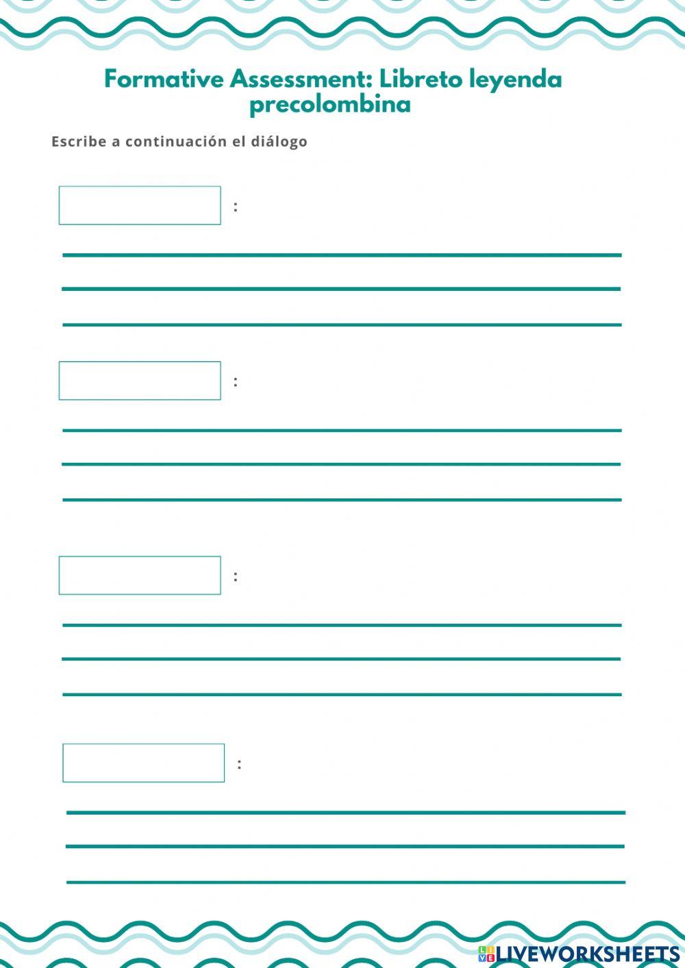 Escritura de dialogo