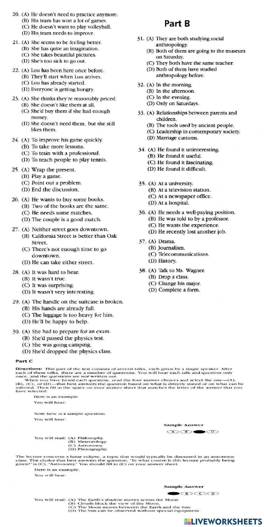 NGO practice 1 part 1 and 2