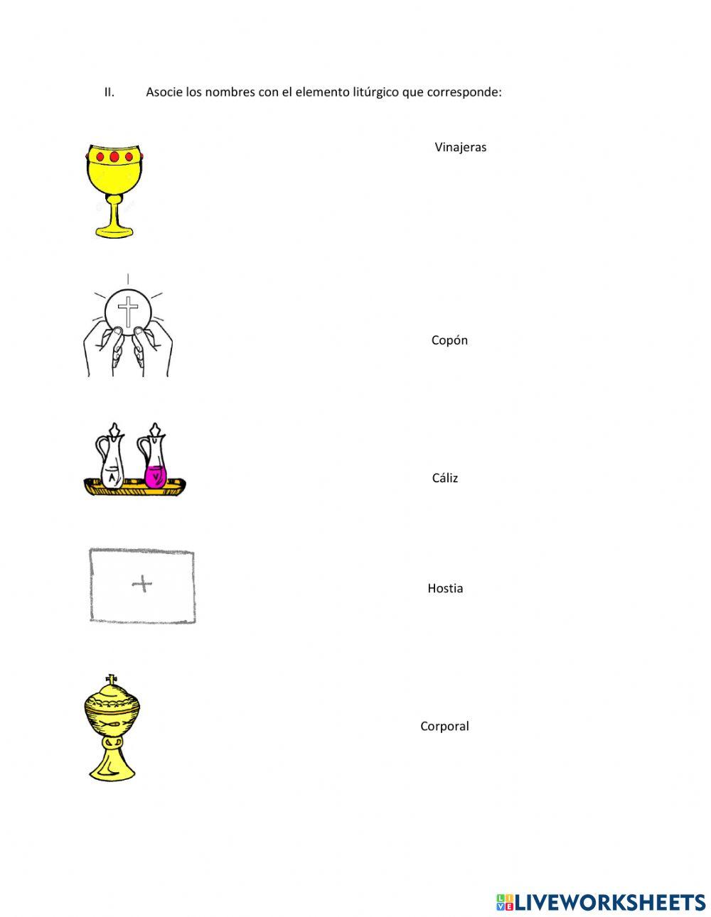 Práctica de primera comunión