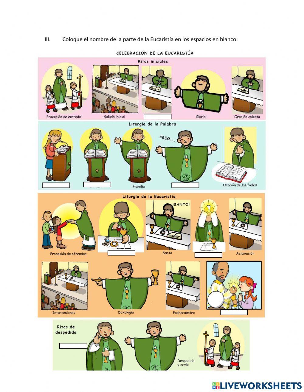 Práctica de primera comunión