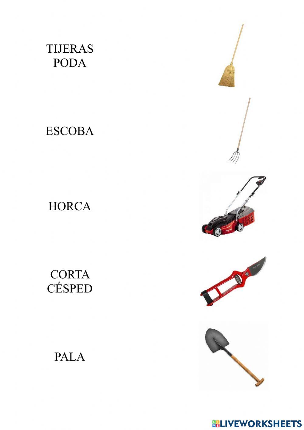 Herramientas de jardineria