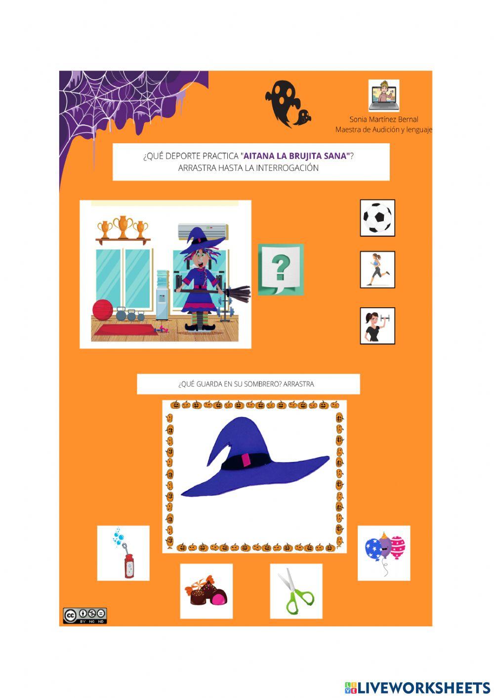 Halloween POESÍA aitana la brujita sana