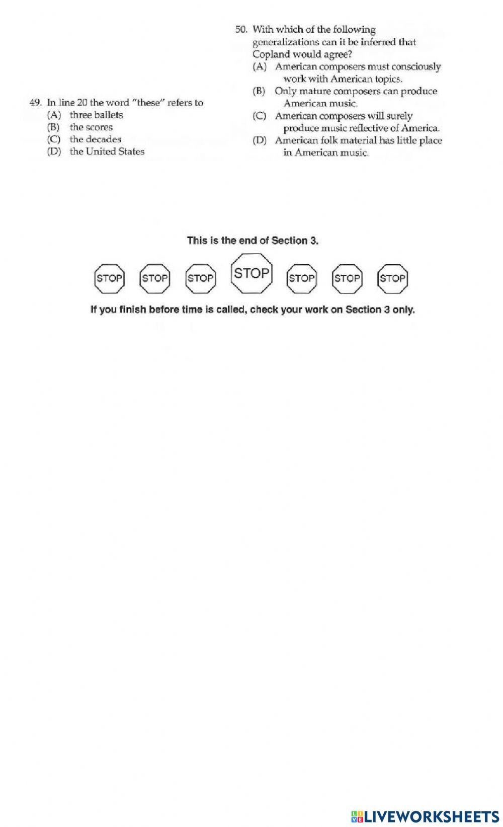 Redhelmann's practice 5 part 3