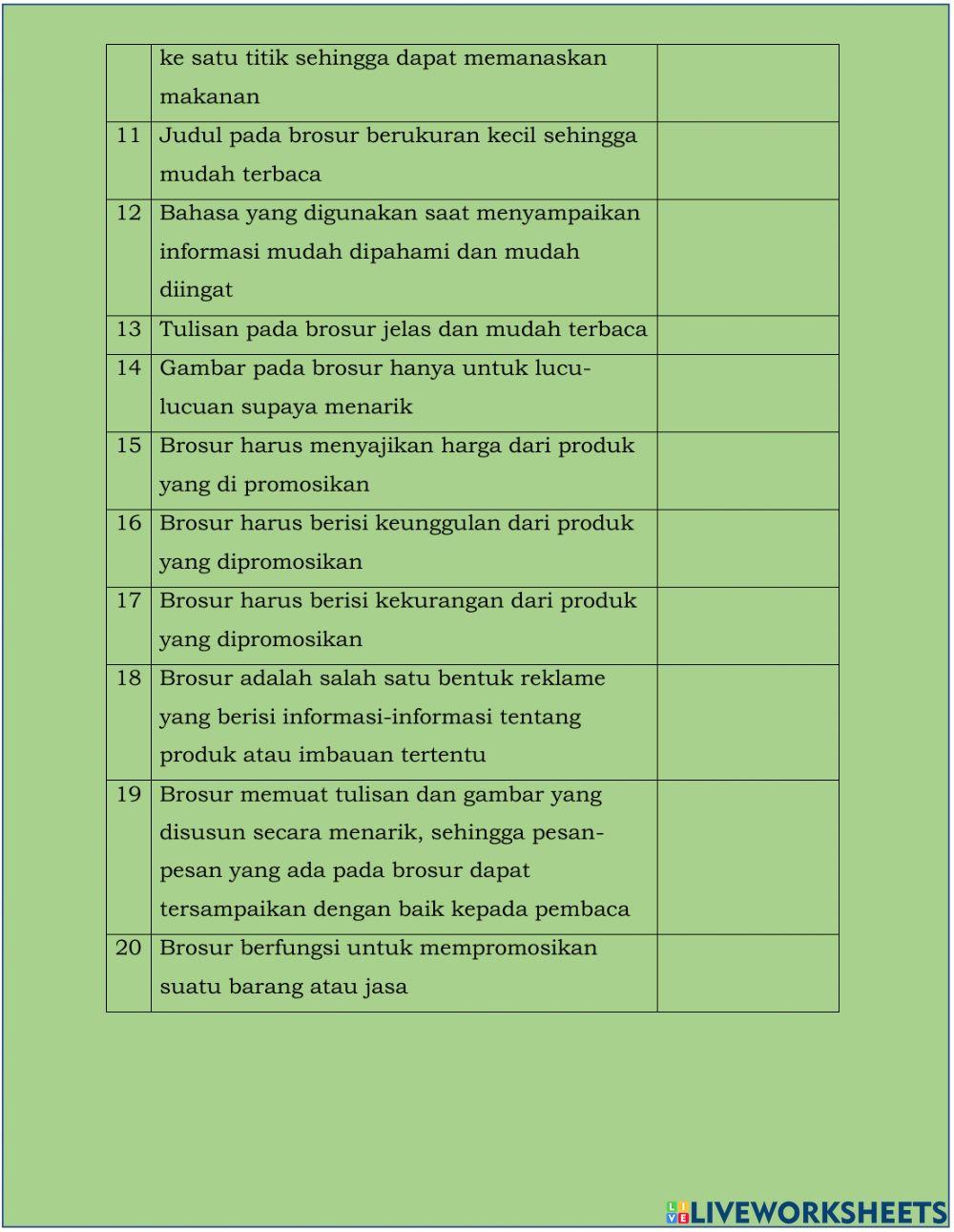 LATIHAN IPA DAN SBdP TEMA 4 SUB 3